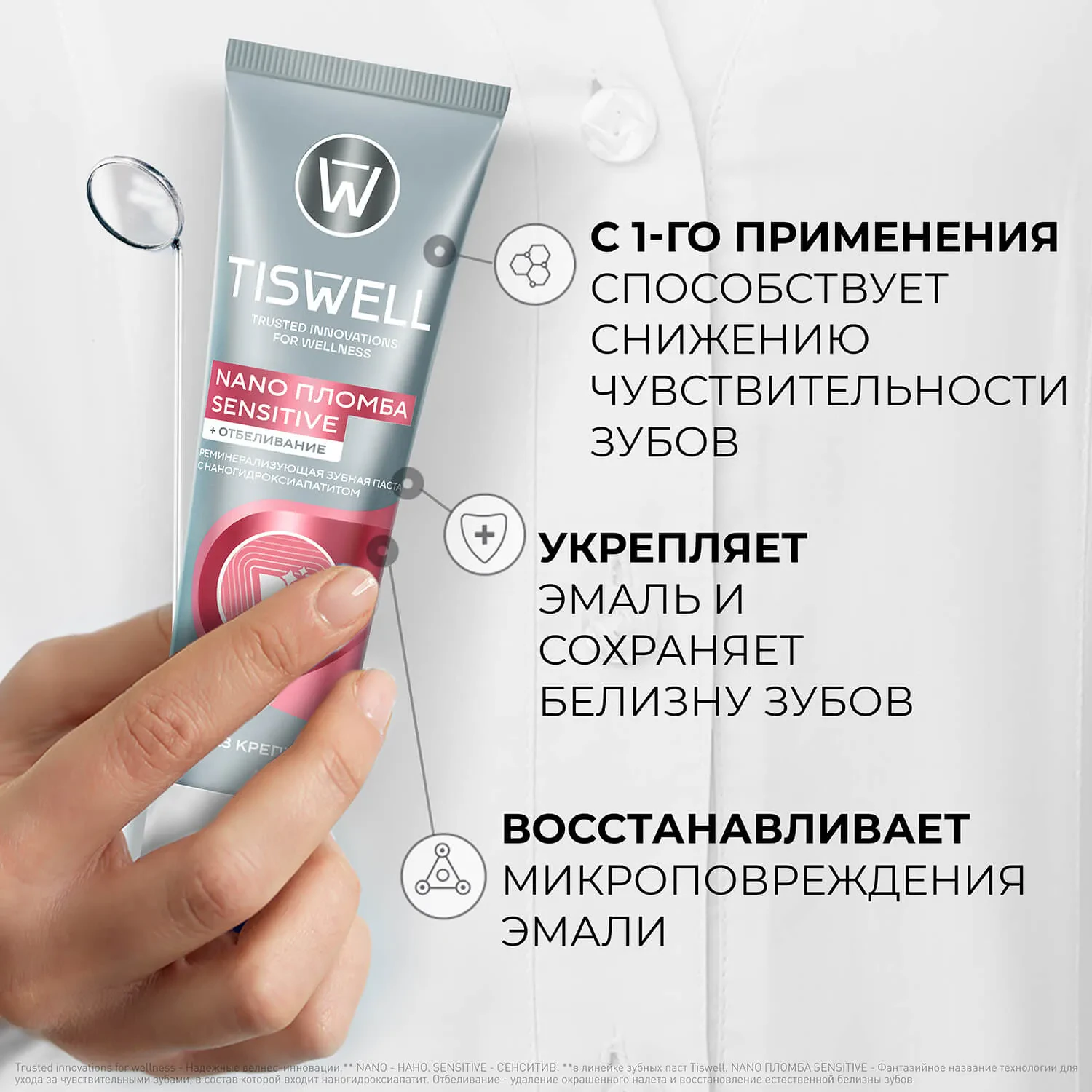 Nano пломба Sensitive + Отбеливание. Фото 3
